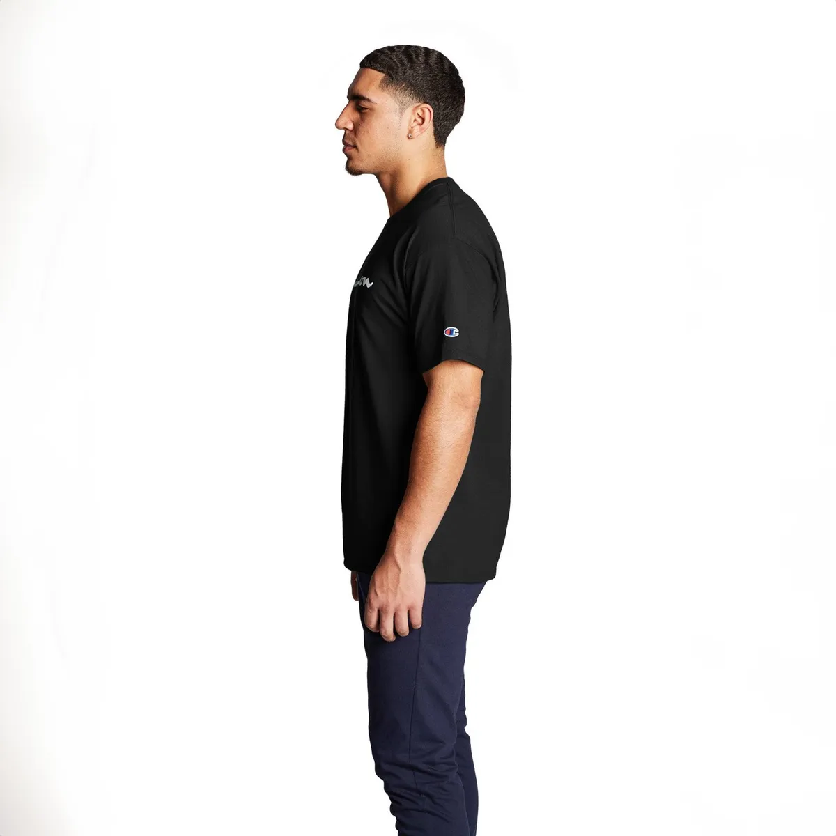 CHAMPION - Polera Manga Corta Algodón Hombre Champion