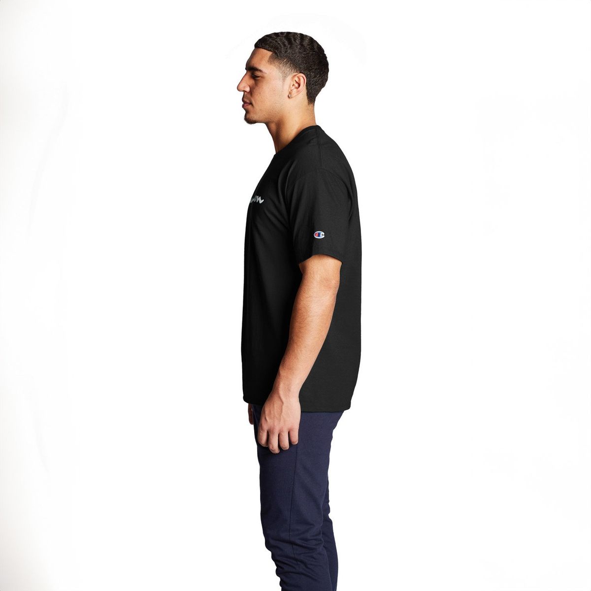CHAMPION - Polera Manga Corta Algodón Hombre Champion