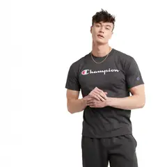 CHAMPION - Polera Manga Corta Algodón Hombre