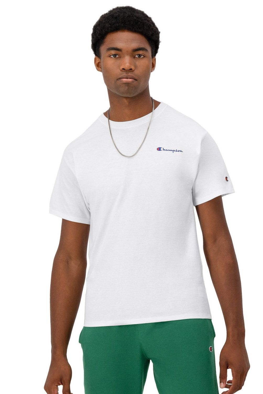 CHAMPION - Polera Manga Corta Algodón Hombre Champion