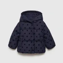 MANGO KIDS - Parka Acolchado Estampado Floral Bebé Niña
