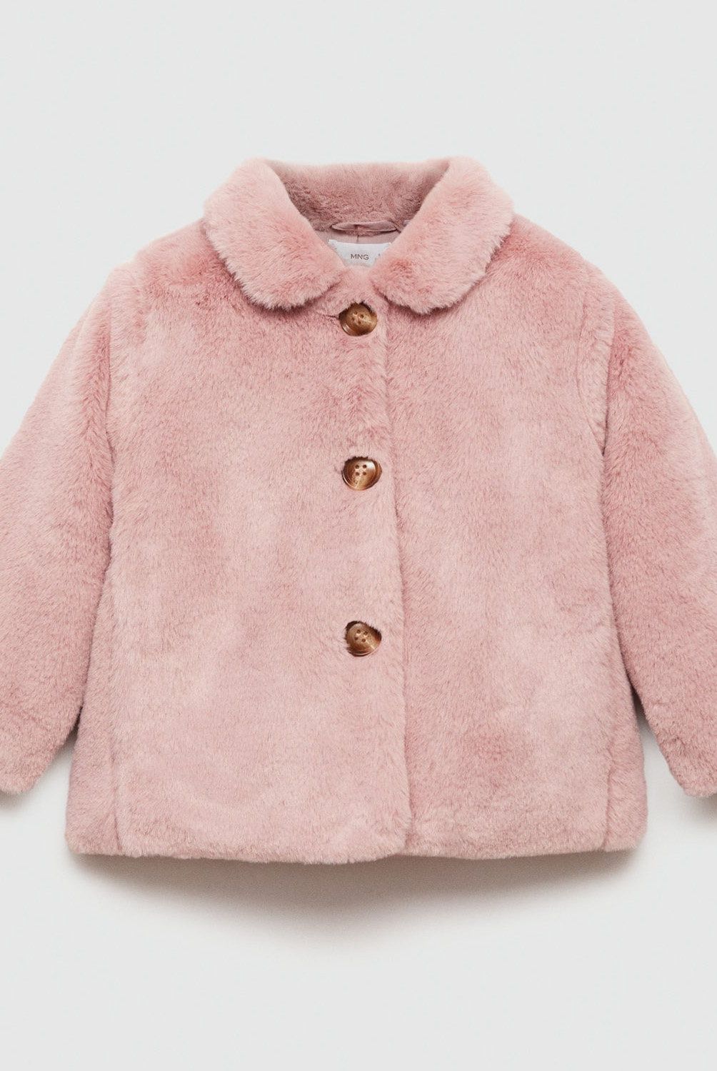 MANGO KIDS - Abrigo de Pelo Bebé Niña Mango Kids