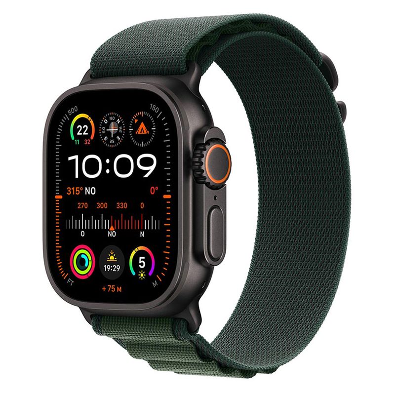 APPLE - Apple Watch Ultra2 (Gps+Cellular)-Caja de Titanio Negro de 49mm-Correa Loop -Talla L