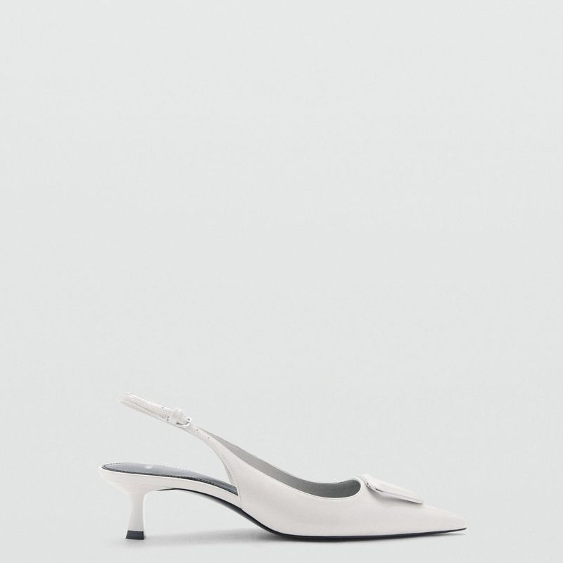 MANGO - Zapato Casual Mujer Blanco Mango
