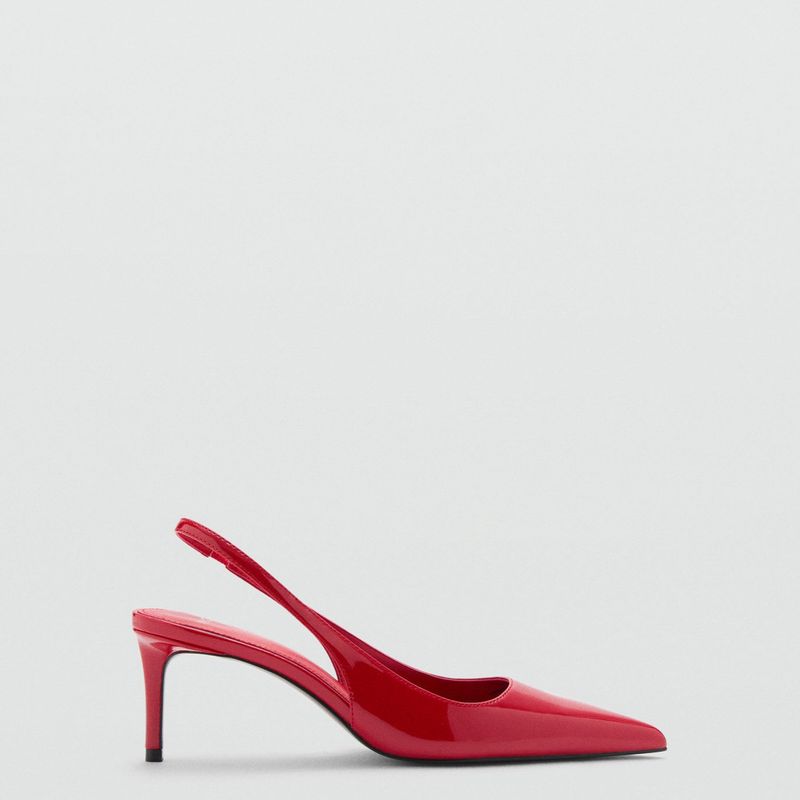 MANGO - Zapato Casual Mujer Rojo Mango