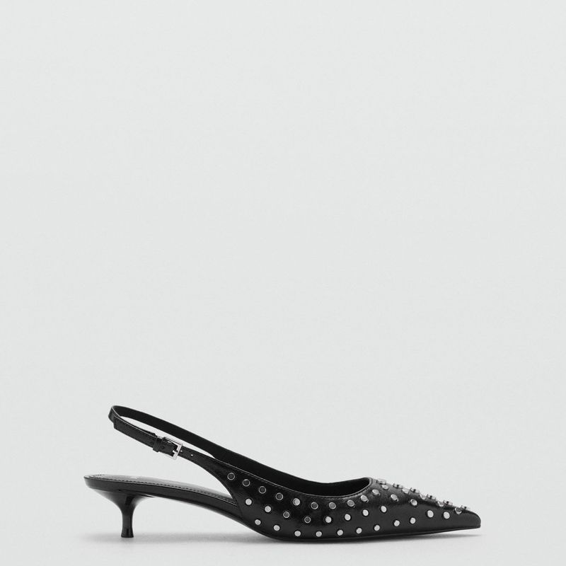 MANGO - Zapato Casual Mujer Negro Mango