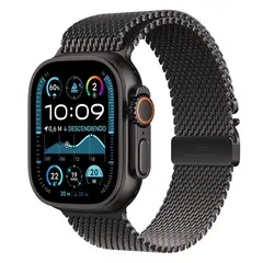APPLE - Apple&nbsp;Watch Ultra2 (Gps+Cellular)-Caja de Titanio Negro de 49mm-Pulsera Milanese Loop En Titanio Negro-Talla&nbsp;M