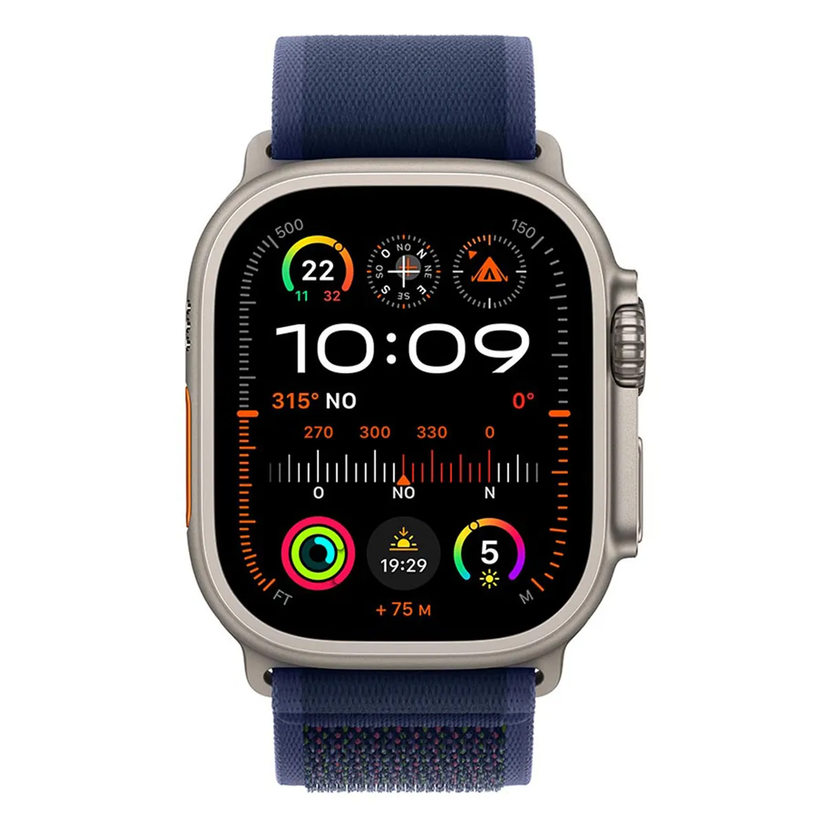 APPLE - Apple Watch Ultra2 (Gps+Cellular)-Caja Titanio Natural 49mm-Correa Loop Trail-Talla M/L