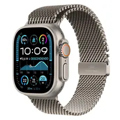 APPLE - Watch Ultra2 (Gps+Cellular)-Caja Titanio Natural 49mm-Pulsera Milanese Loop En Titanio Natural-Talla L