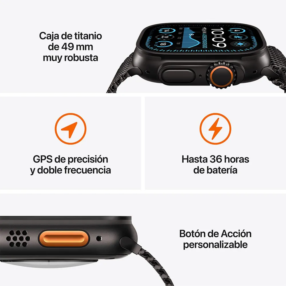 Apple Watch Ultra 2 49mm Titanio Natural, foto 3