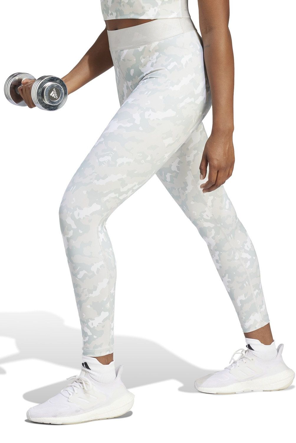 ADIDAS - Calza Deportiva Tight Tf Camo 7/8 Tiro Alto Mujer Adidas