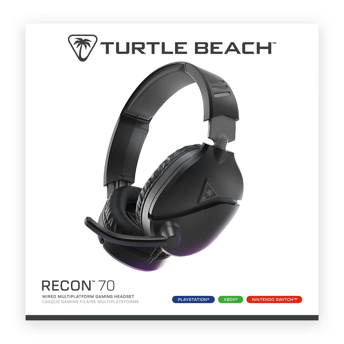 TURTLE BEACH - Audifono Headset Recon 70 Black  Turtle Beach