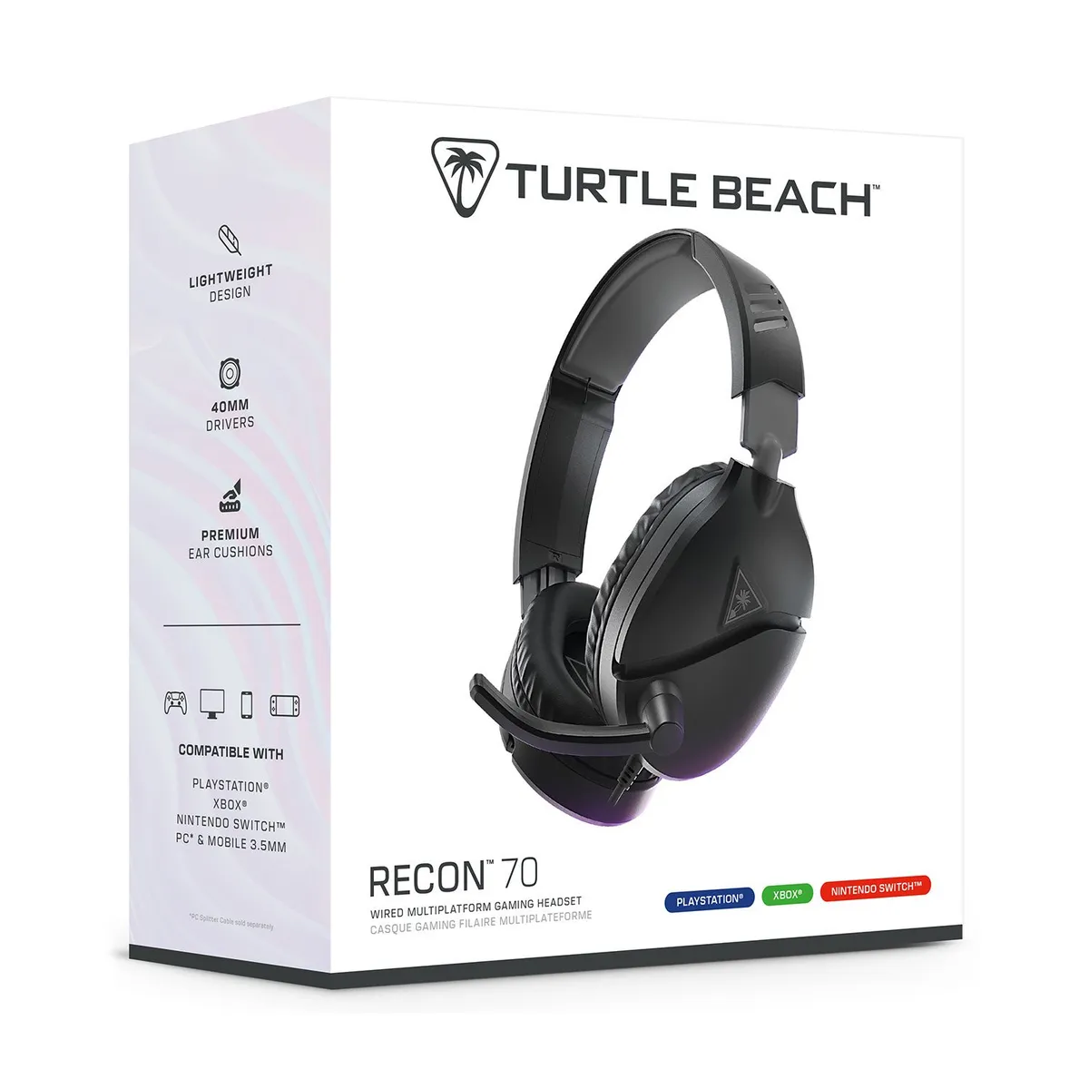 TURTLE BEACH - Audifono Headset Recon 70 Black  Turtle Beach