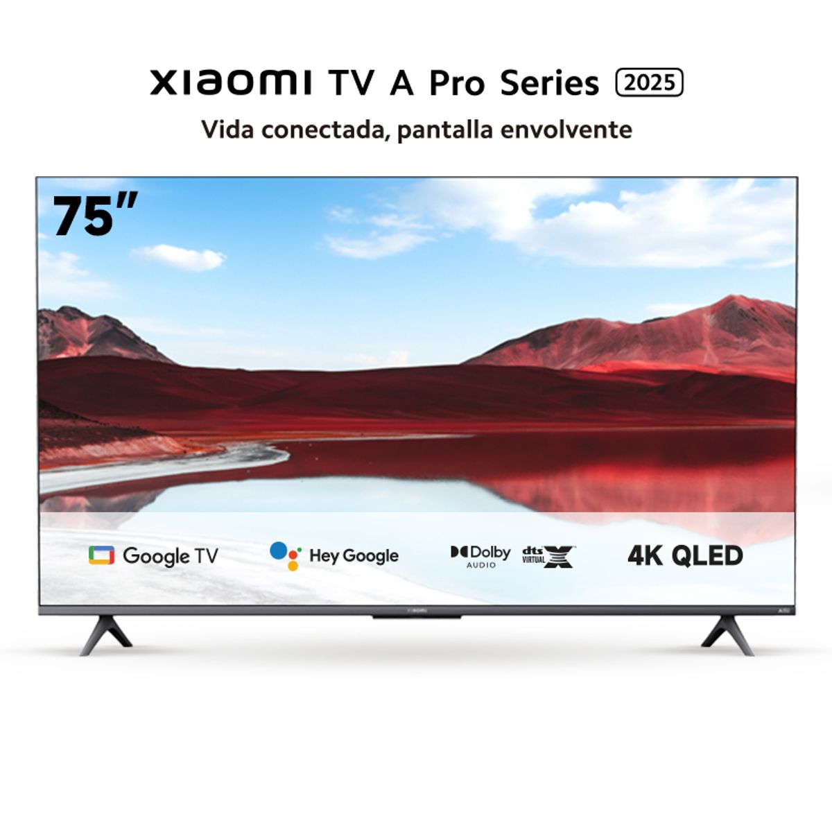 XIAOMI - QLED Smart TV 75" A Pro 2025 75 4K Ultra HD Google Tv Xiaomi