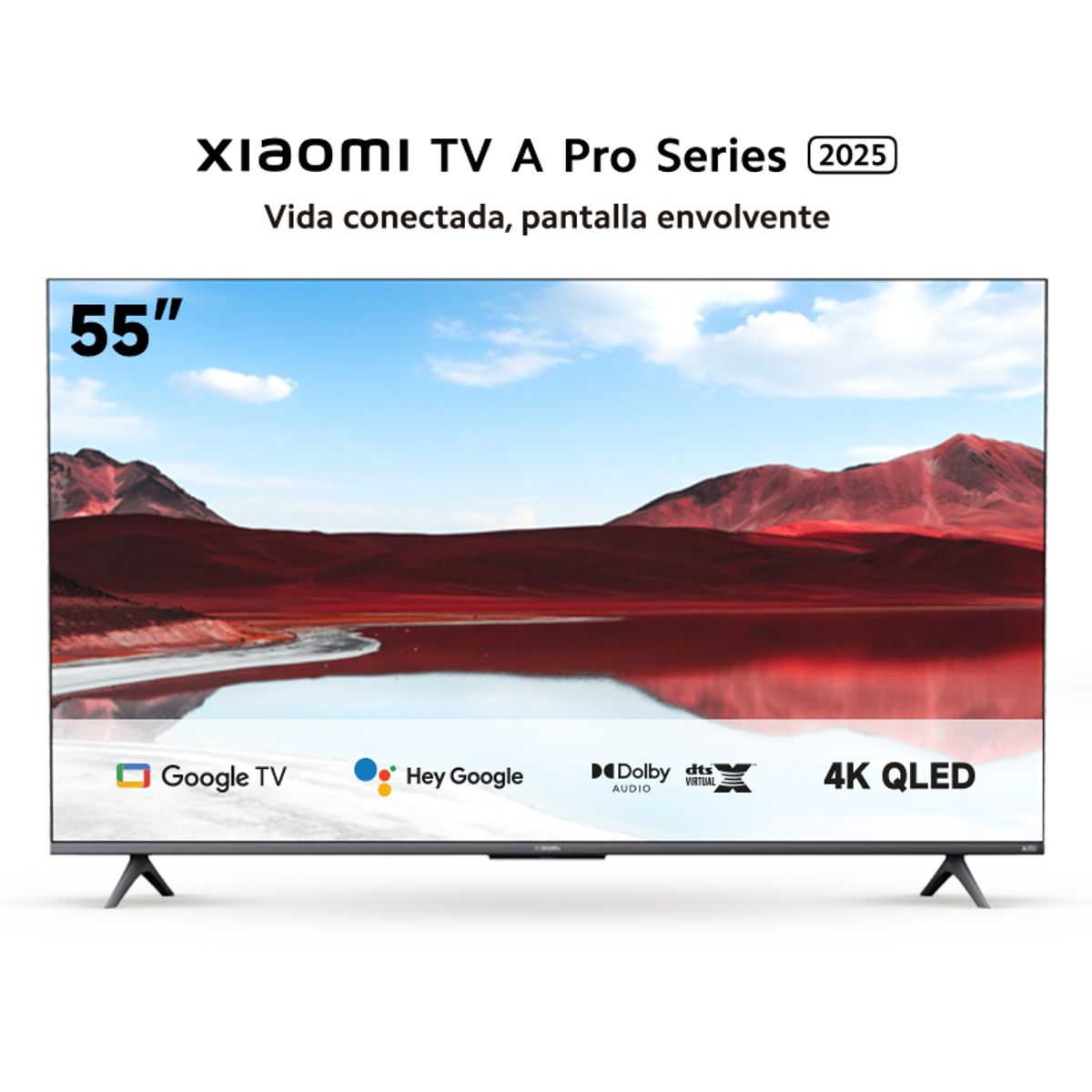 XIAOMI - QLED Smart TV 55" A Pro 2025 55 4K Utra HD Google Tv Xiaomi