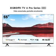 XIAOMI - QLED Smart TV 55" A Pro 2025 55 4K Utra HD Google Tv