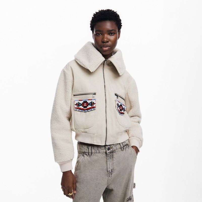 DESIGUAL - Chaqueta Trucker Mujer Desigual