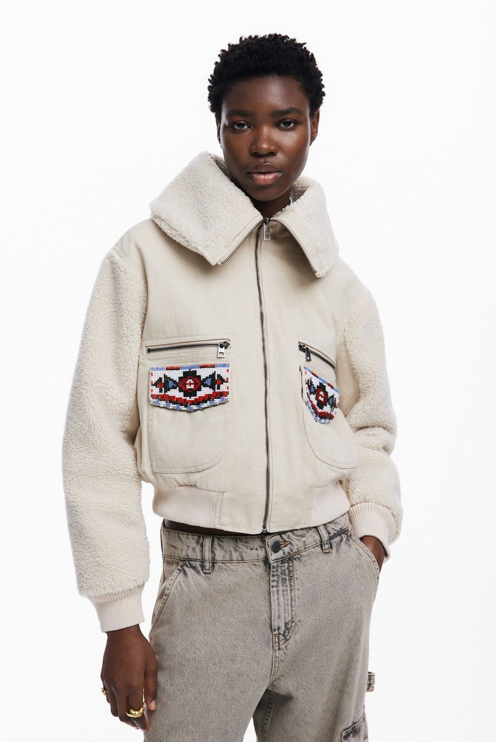 DESIGUAL - Chaqueta Trucker Mujer Desigual