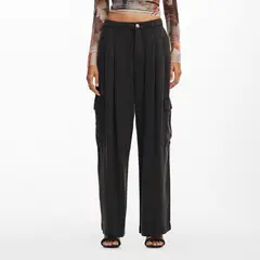 DESIGUAL - Pantalón Cargo Fluido Mujer