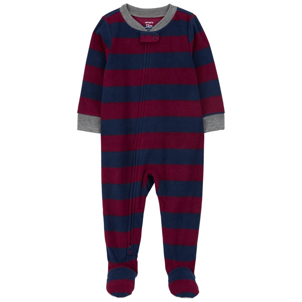 CARTER'S - Pijama Polar Rayas Bebé Niño Carter's