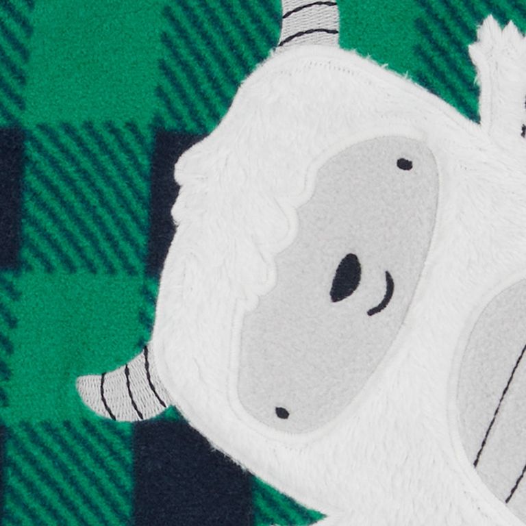 Pijama Polar Aplicación Bebé Niño
