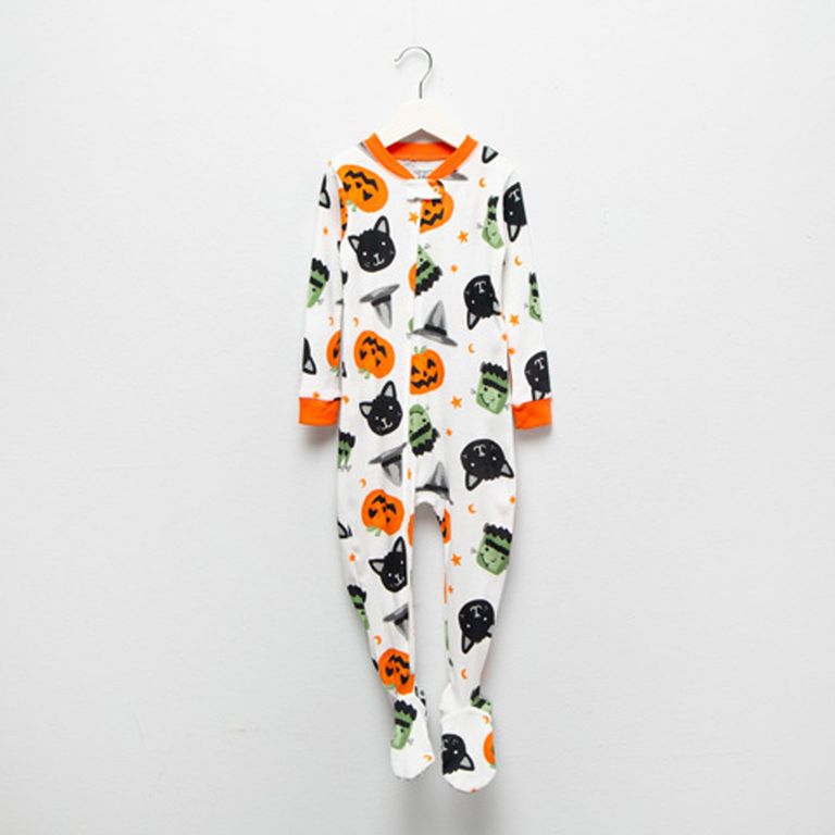 Pijama Algodón Halloween Estampado Bebé Unisex