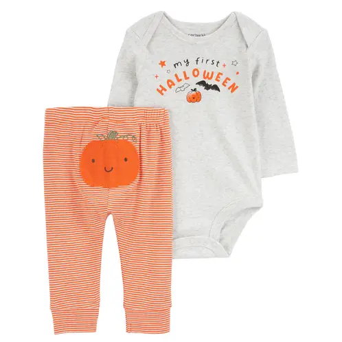 CARTER'S - Conjunto 2 Piezas Halloween Body y Pantalón Bebé Unisex