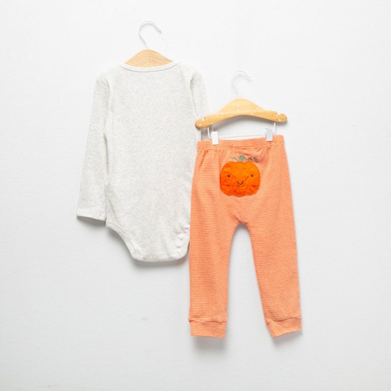 Conjunto 2 Piezas Halloween Body y Pantalon Bebé Unisex