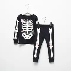 CARTER'S - Pijama 2 Piezas Algodón Halloween Esqueleto Bebé Niña