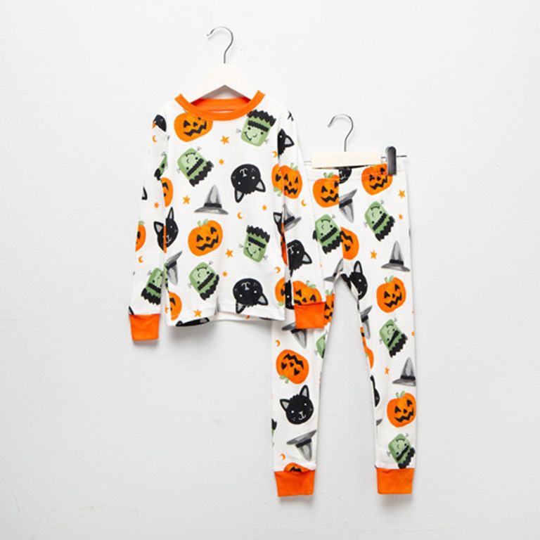 Pijama 2 Piezas Algodón Halloween Estampado Unisex