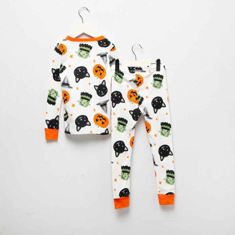 Pijama 2 Piezas Algodón Halloween Estampado Unisex
