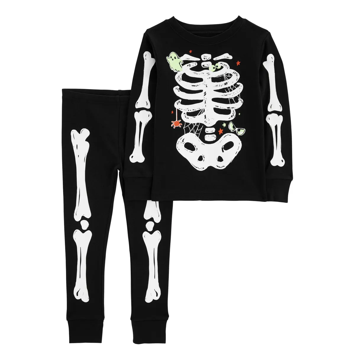 CARTER'S - Pijama 2 Piezas Halloween Algodón Unisex Carter's - Brilla en la oscuridad