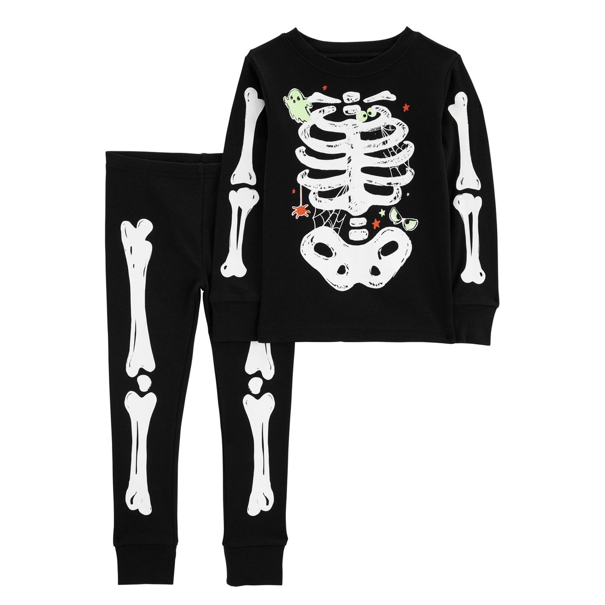 CARTER'S - Pijama 2 Piezas Halloween Algodón Unisex Carter's - Brilla en la oscuridad