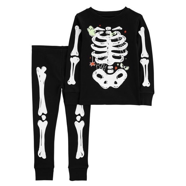 CARTER'S - Pijama 2 Piezas Halloween Algodón Bebé Unisex Carter's - Brilla en la oscuridad