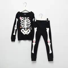 CARTER'S - Pijama 2 Piezas Algodón Halloween Esqueleto Niña