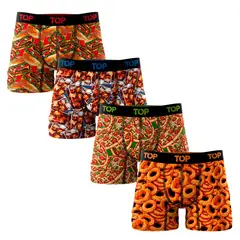 TOP - Pack De 4 Boxer Algodón Hombre
