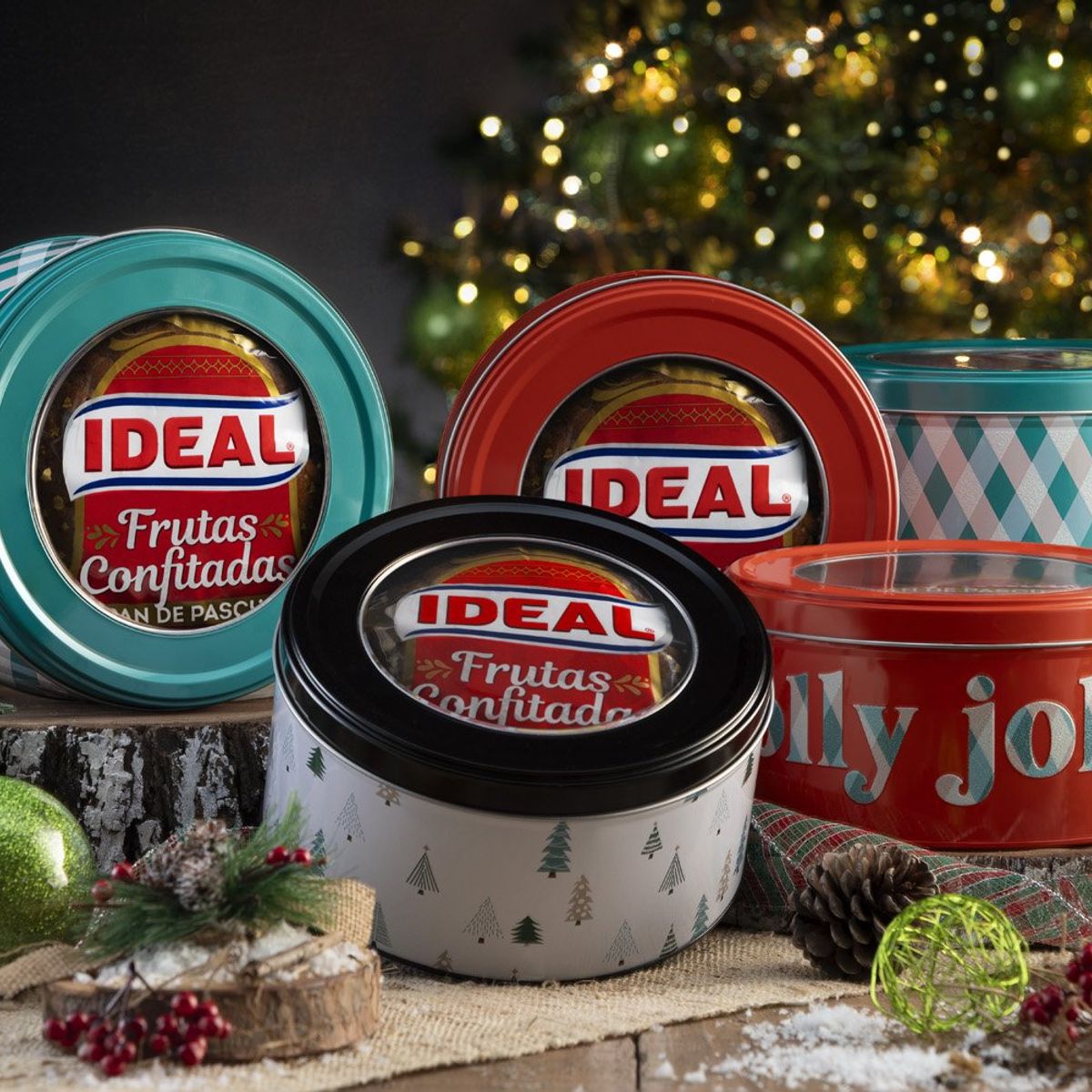 IDEAL - Pan de Pascua 700gr Lata Verde Ideal