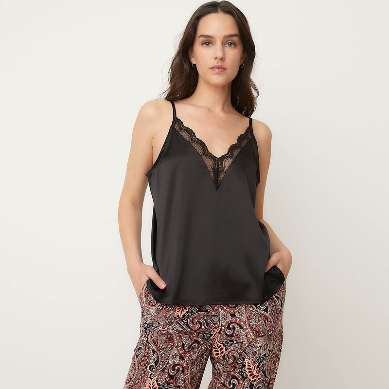 VERO MODA - Top Lencero Mujer Vero Moda