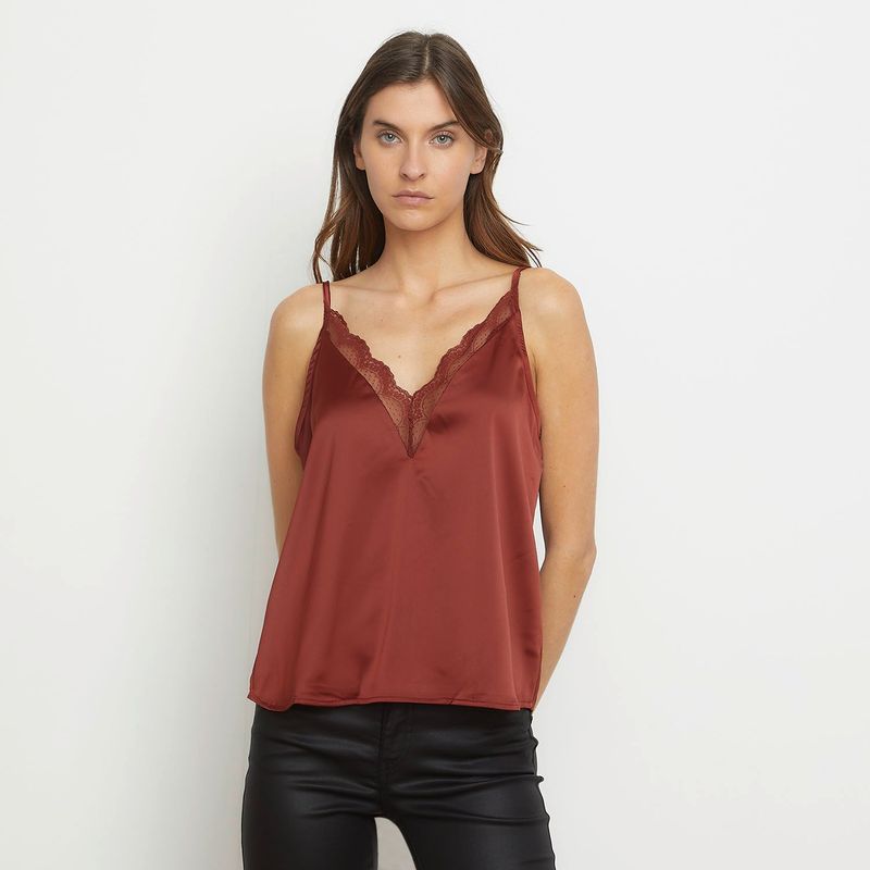 VERO MODA - Top Lencero Mujer Vero Moda