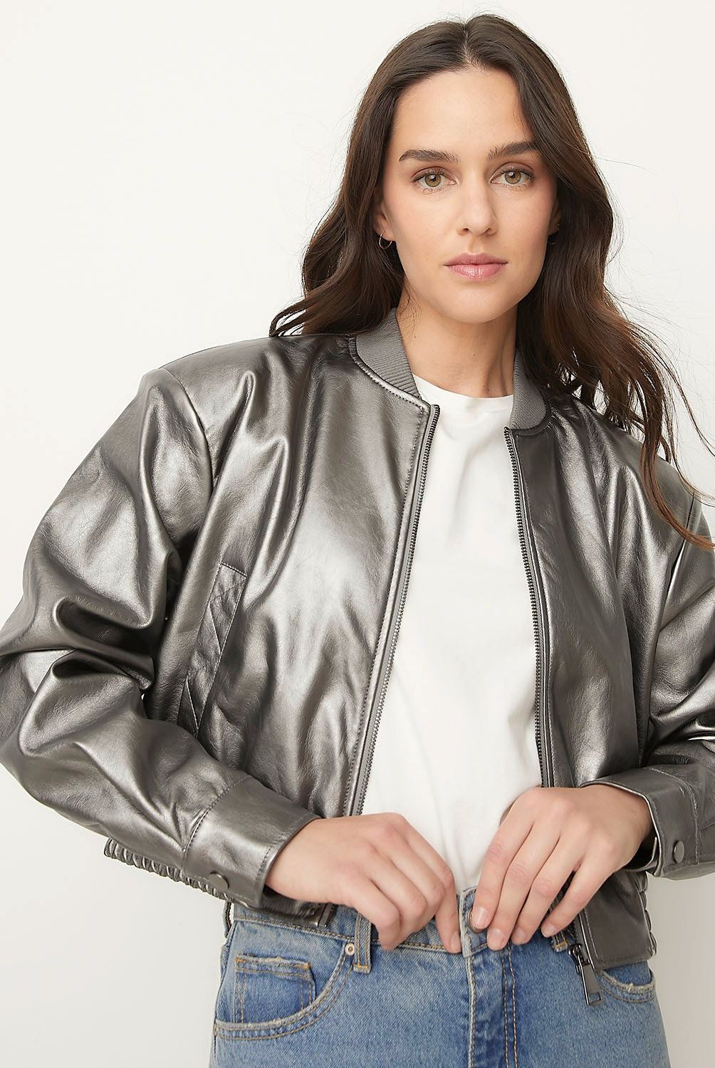 VERO MODA - Chaqueta Bomber Metalizada Mujer Vero Moda
