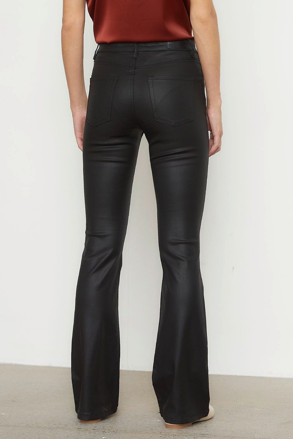 VERO MODA - Pantalón Efecto Piel Mujer Vero Moda