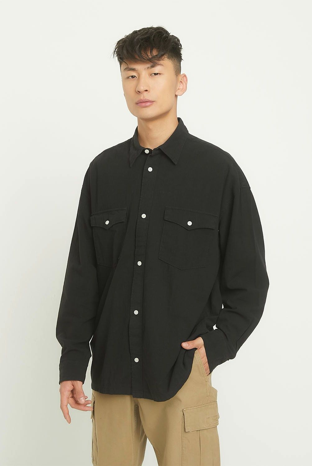 JACK&JONES - Camisa Crepe Algodón Hombre Jack&Jones
