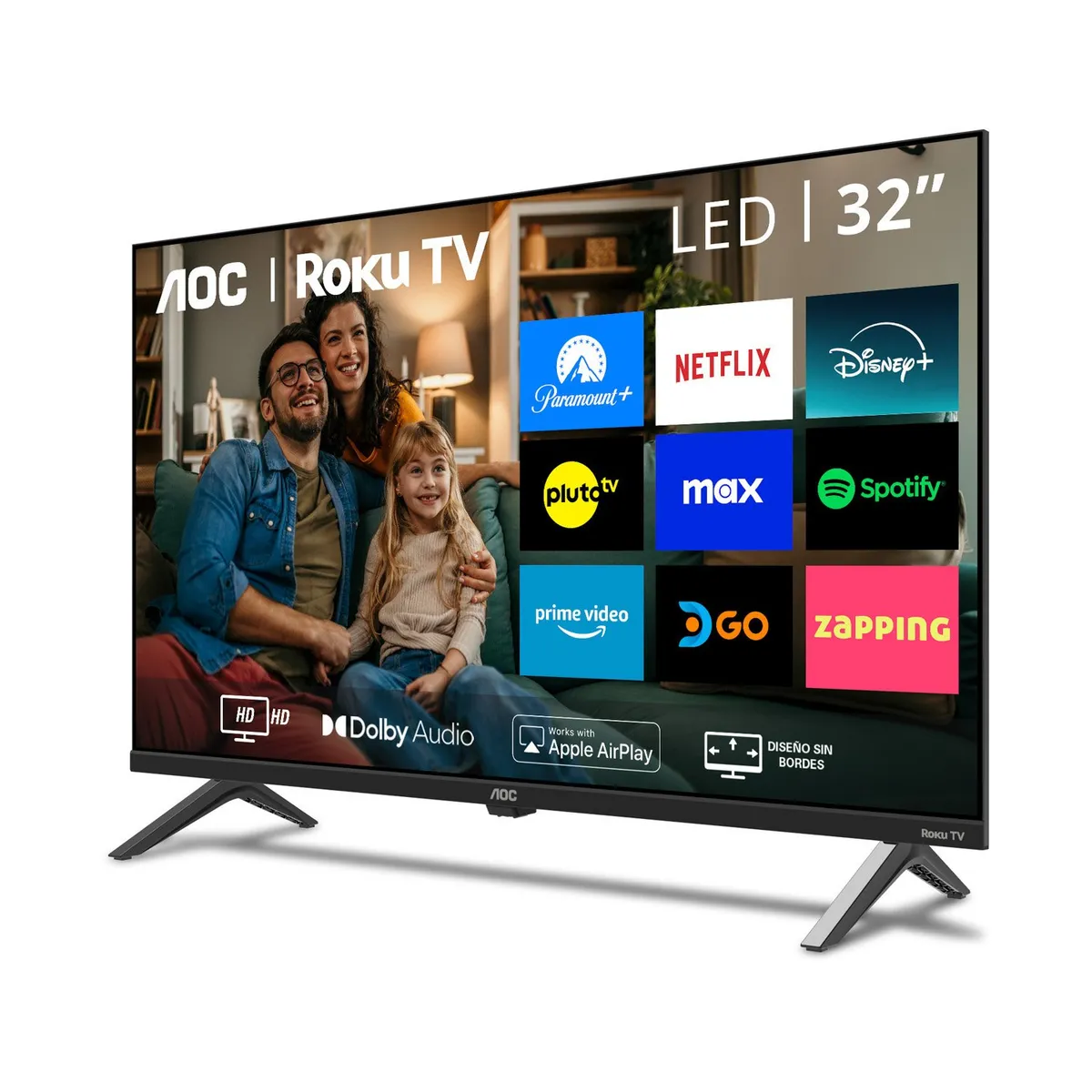 AOC - Roku LED Smart TV 32" 32S5045 HD AOC