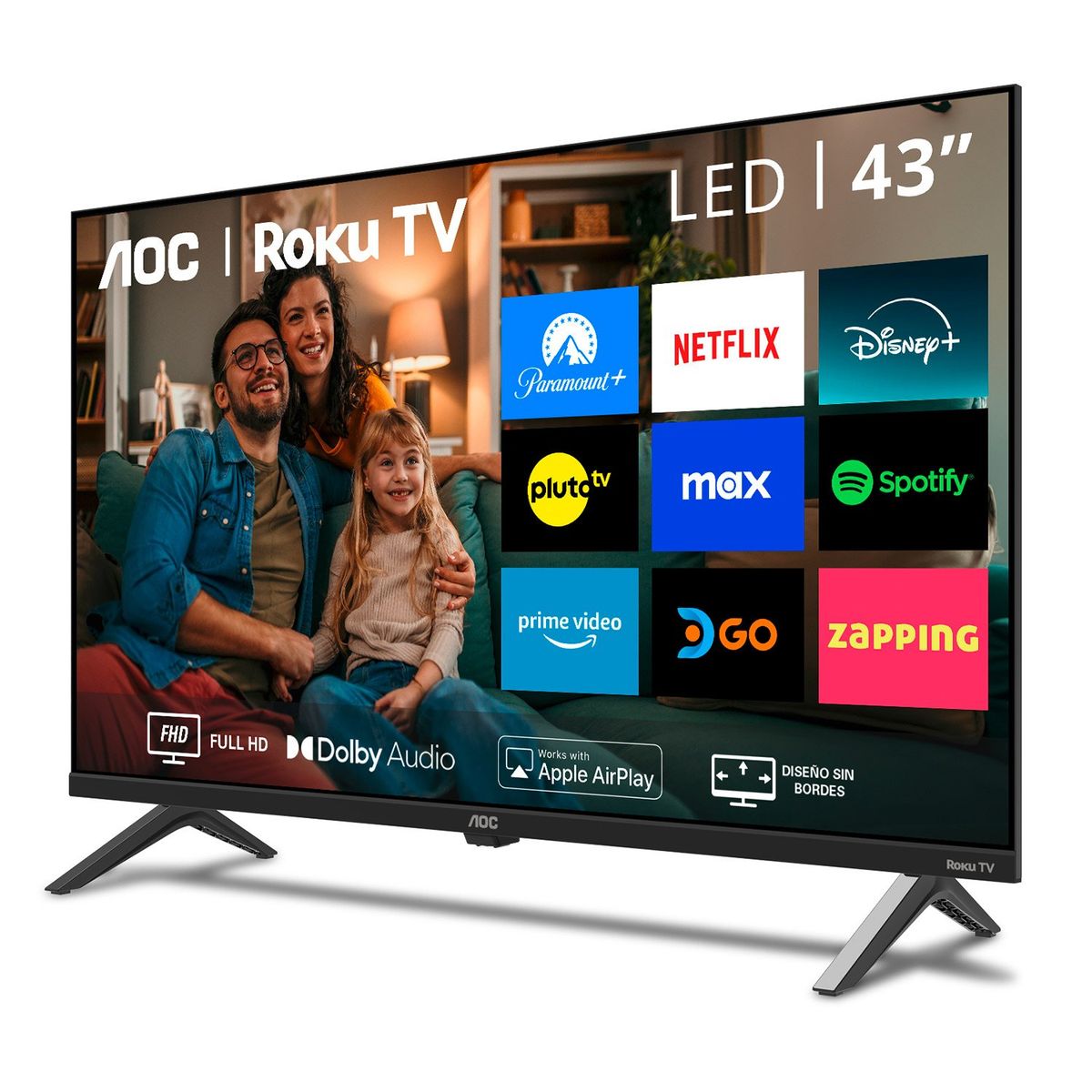 AOC - Smart TV 43" AOC Led HD 43S5045