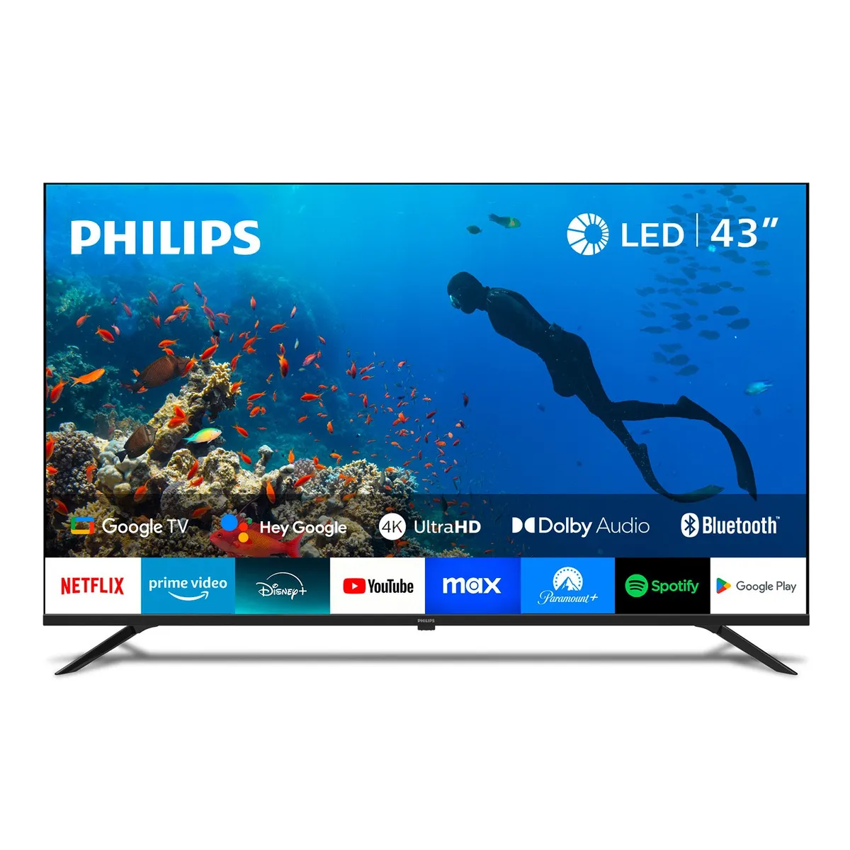 PHILIPS - LED Smart TV 43" PUD7019 Google UHD Philips