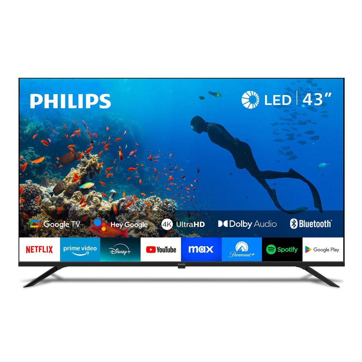 PHILIPS - LED Smart TV 43" PUD7019 Google UHD Philips