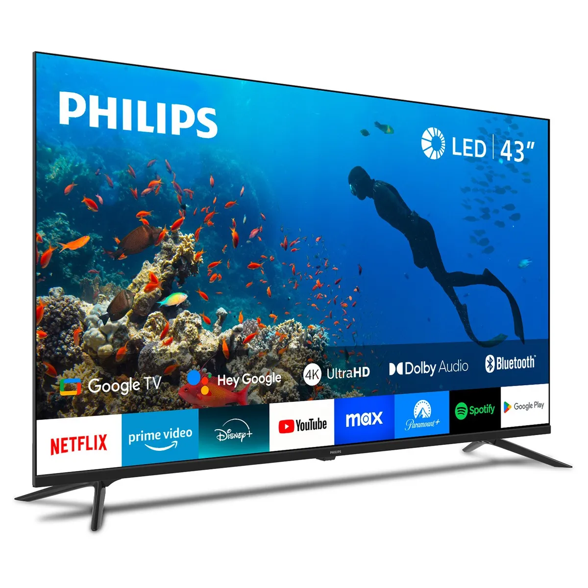 PHILIPS - LED Smart TV 43" PUD7019 Google UHD Philips