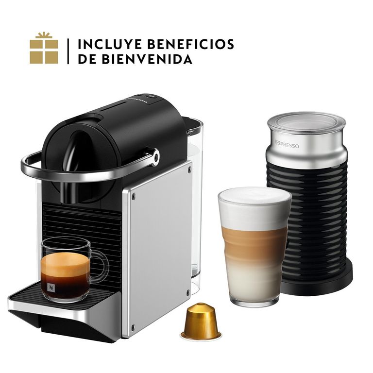 Cafetera Pixie2 Silver Con Espumador