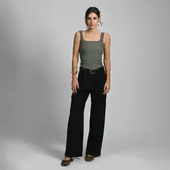 LOLITA POCKET - Polera Colo Verde
