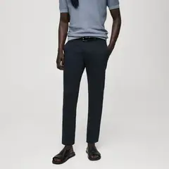MANGO MAN - Pantalón Algodón Tapered Crop Hombre